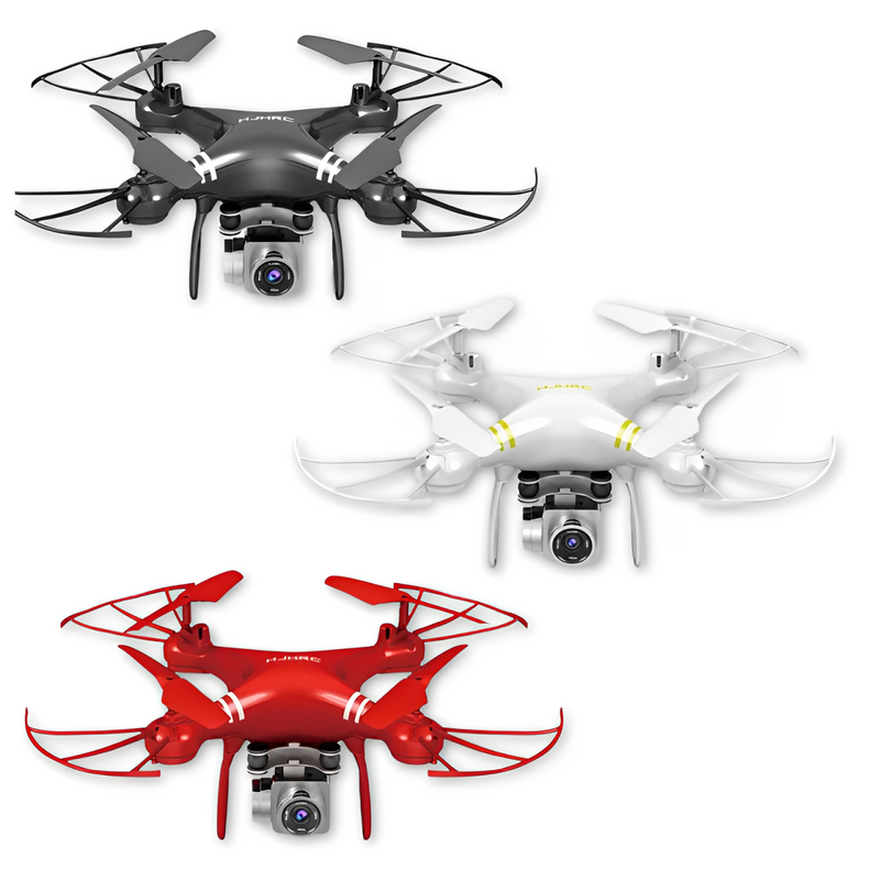 Drone HJ14W Quadcopter com câmera 1080P HD Headless – capturas e filmagens aéreas em HD, WIFI + Bateria reserva