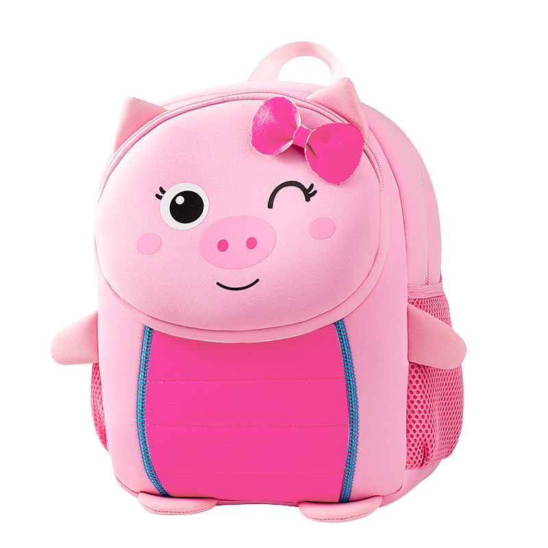 Mochila infantil 3D formas de animais jardim de infância | Mochila de animais fofo