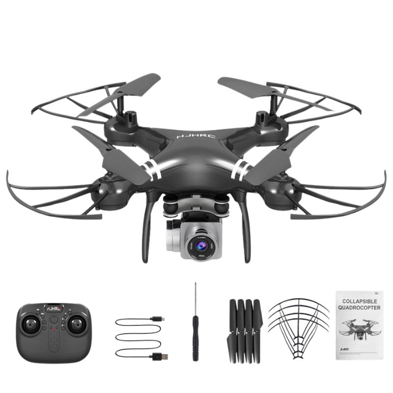 Drone HJ14W Quadcopter com câmera 1080P HD Headless – capturas e filmagens aéreas em HD, WIFI + Bateria reserva