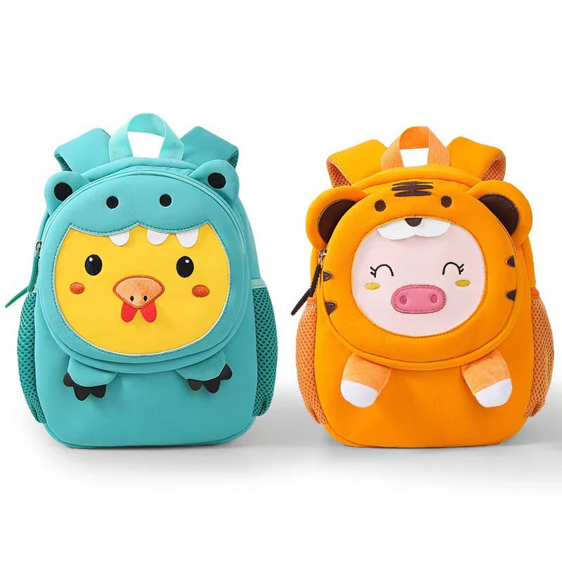 Mochila infantil animais fofo em 3D | Mochila escolar jardim de infância animais fofo